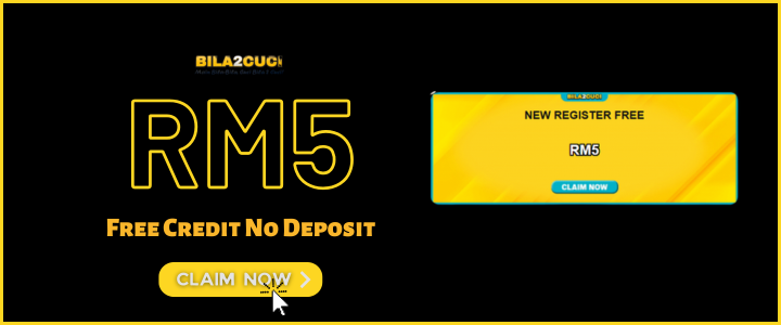 Bila2Cuci - Bila2Cuci Free Credit No Deposit RM5 - Promotion Banner - bila2cuci0