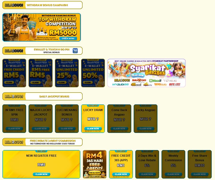 Bila2Cuci - Promotion Banner 1 - Desktop - bila2cuci0